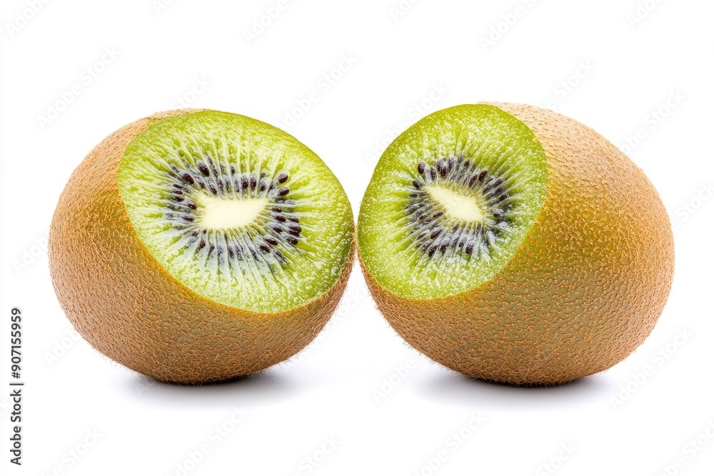 fruit kiwi isolated on white background, full depth of field, ai fruit kiwi isolated on white background, full depth of field, ai