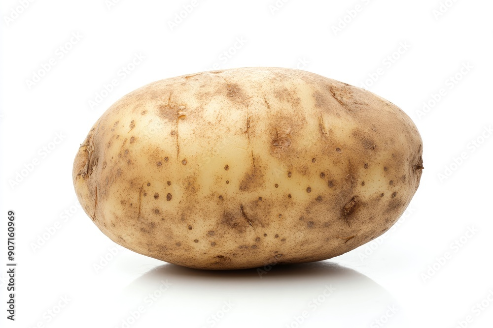potato, isolated on white background, full depth of field , ai potato, isolated on white background, full depth of field , ai