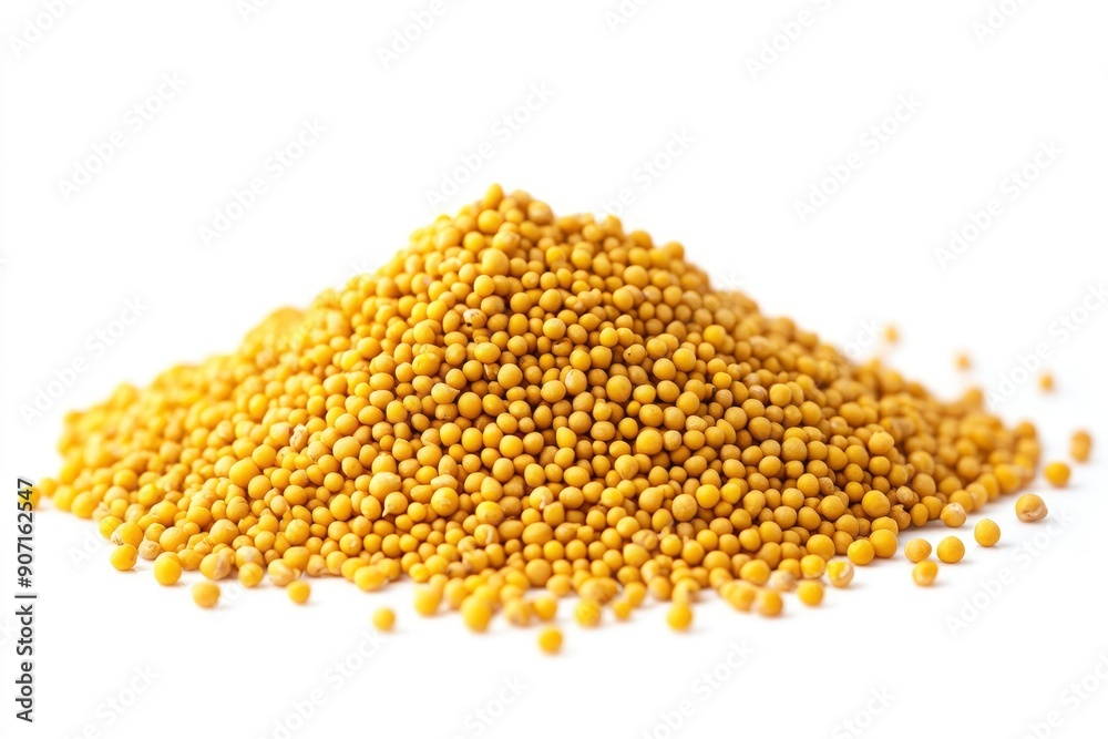 mustard isolated on white background, full depth of field , ai mustard isolated on white background, full depth of field , ai