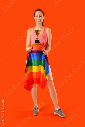 Female basketball player wi...