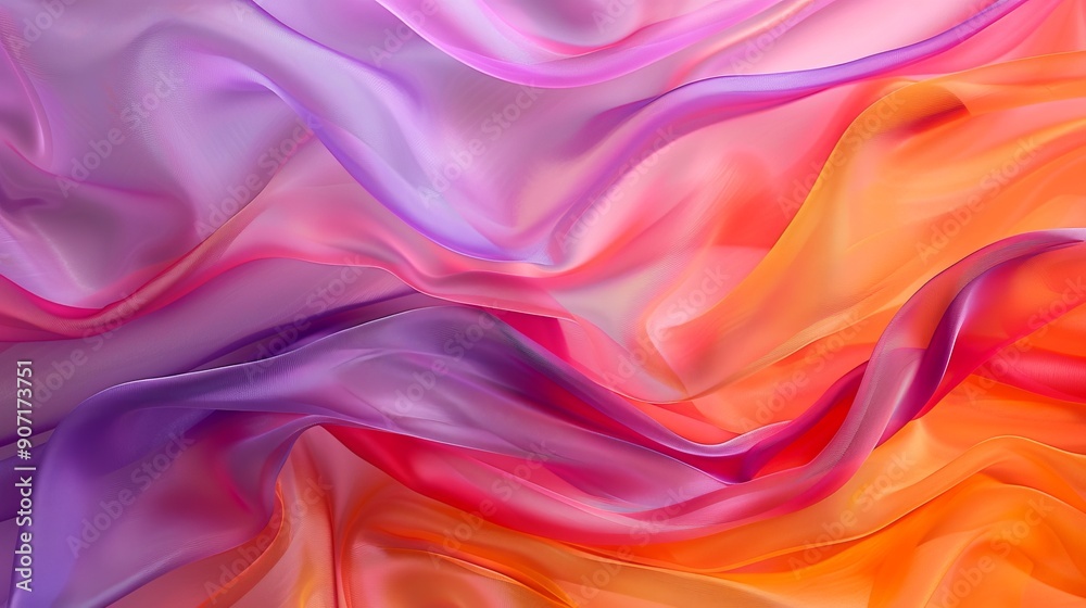 Colorful vibrant silk currents background Colorful vibrant silk currents background