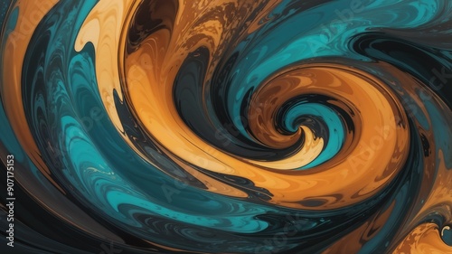 Abstract background with spiral