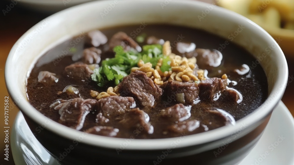 Delicious Beef Soup with Herbs and Spices Delicious Beef Soup with Herbs and Spices