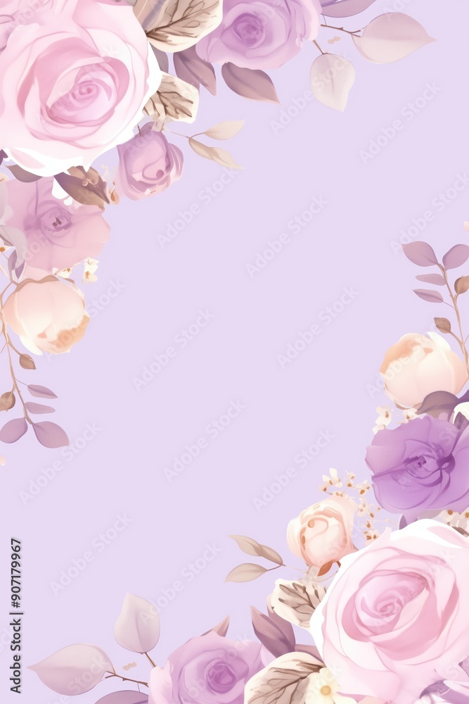 Roses bloom drawing wallpaper background card design with copy space Roses bloom drawing wallpaper background card design with copy space
