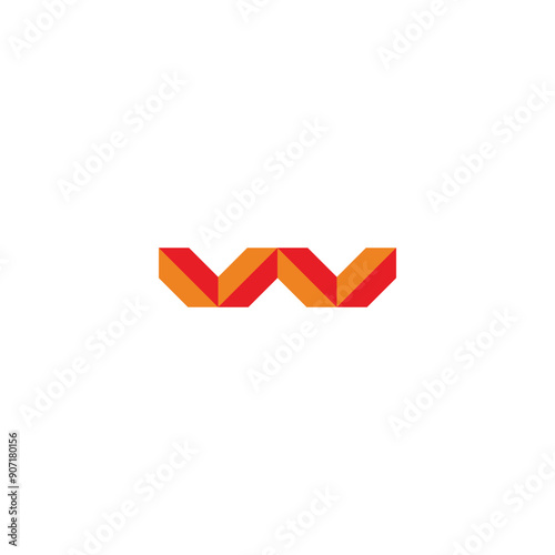 Letter W fold geometric symbol simple logo vector Free Download Letter W fold geometric symbol simple logo vector - GFXLoad