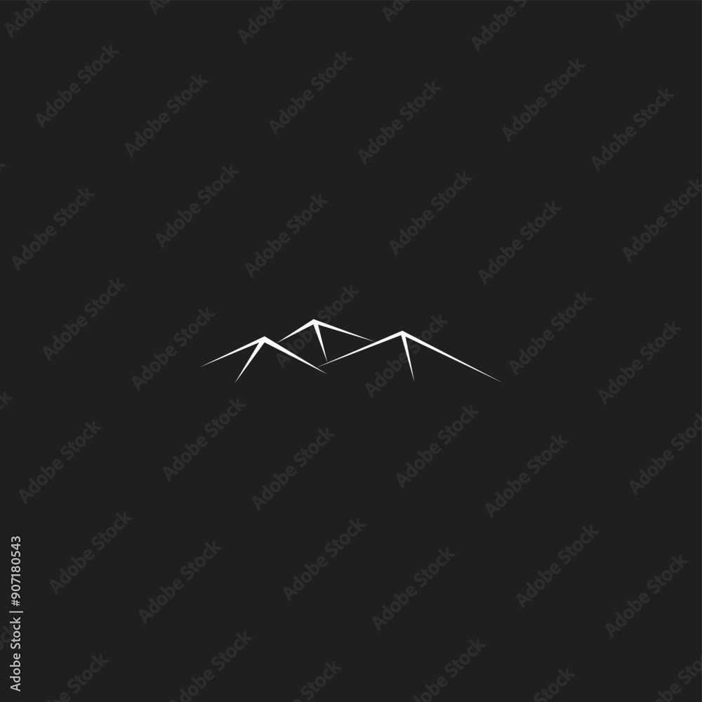 desert, geometric symbol simple logo vector desert, geometric symbol simple logo vector