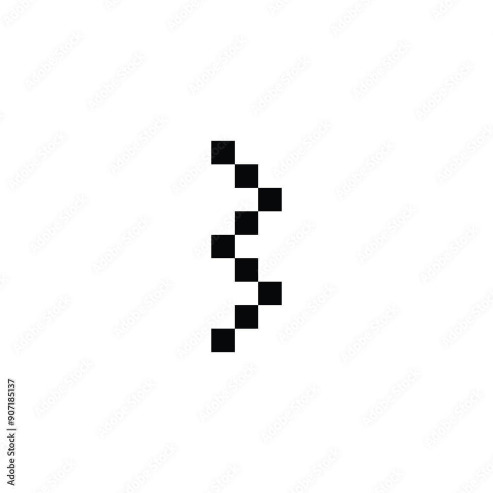 Number 3 stairs, squares geometric symbol simple logo vector Number 3 stairs, squares geometric symbol simple logo vector