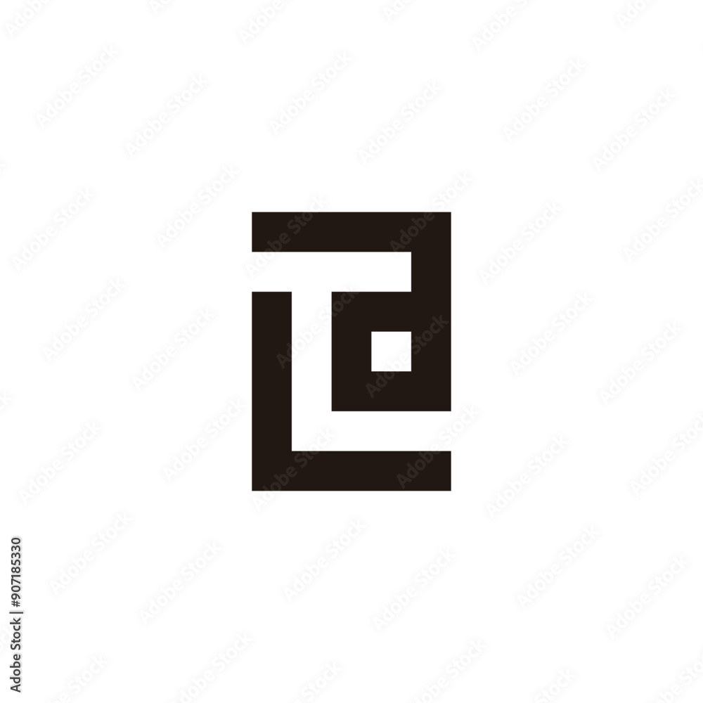 Letter L a square geometric symbol simple logo vector Letter L a square geometric symbol simple logo vector