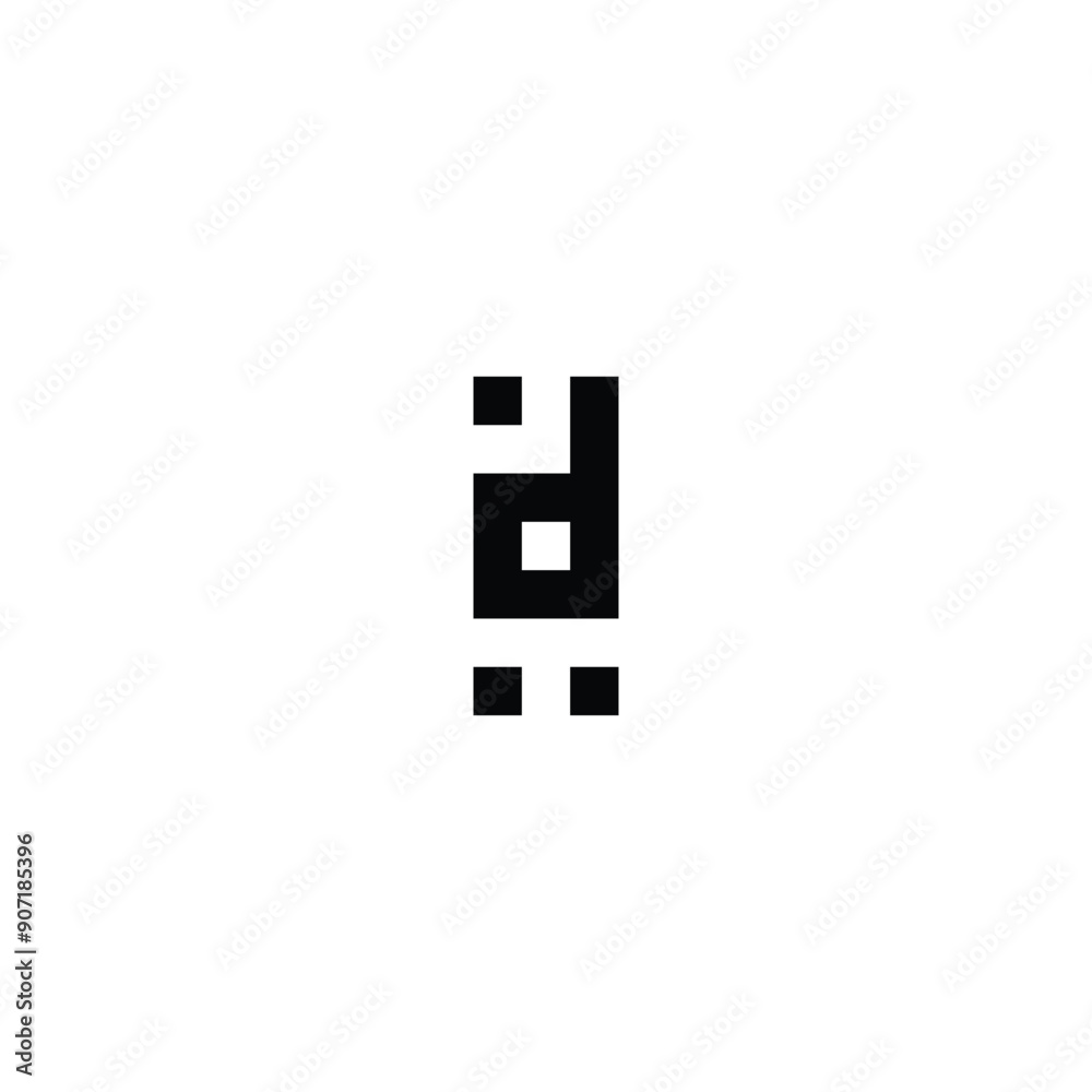 Letter J, d and T square geometric symbol simple logo vector Letter J, d and T square geometric symbol simple logo vector