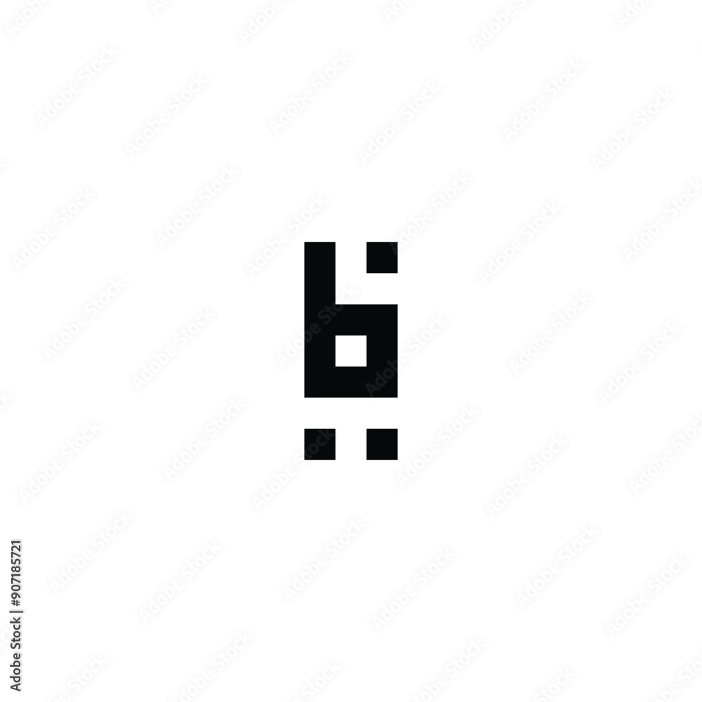 Letter L, b and T square geometric symbol simple logo vector Letter L, b and T square geometric symbol simple logo vector