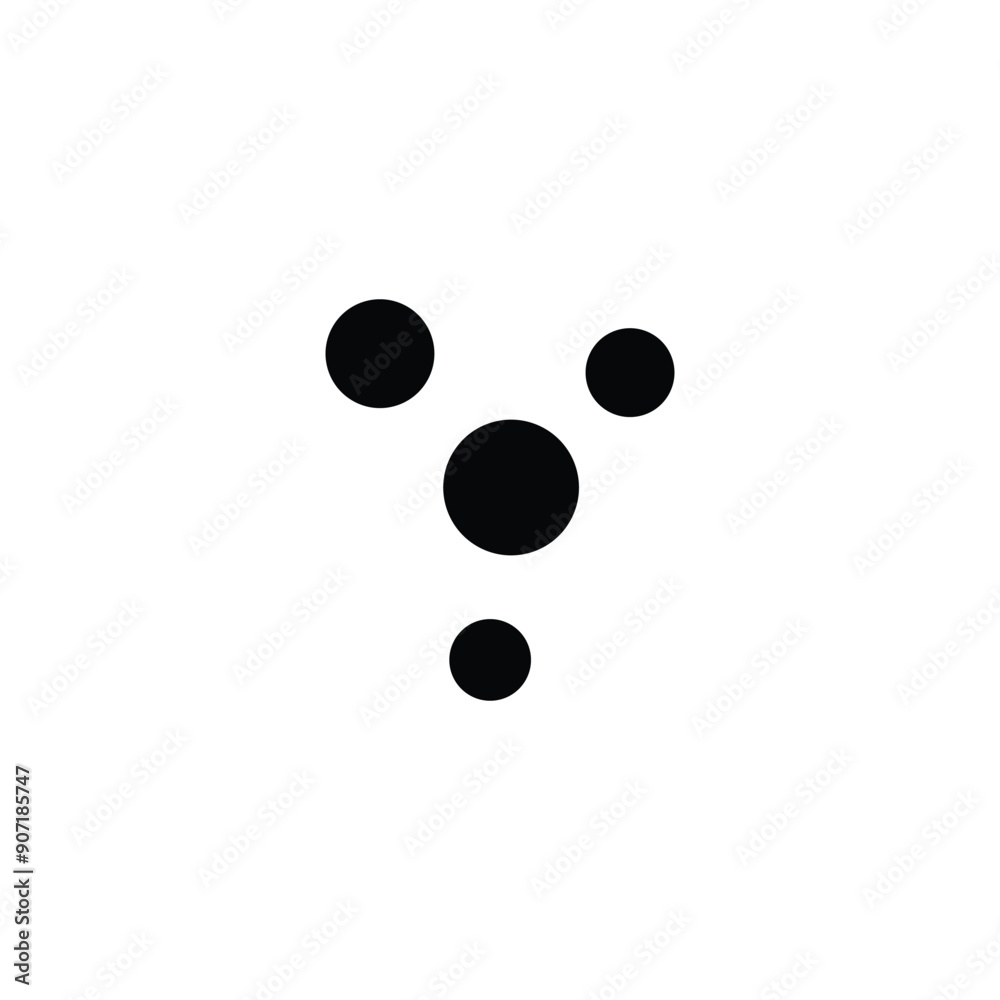 Letter Y four circles geometric symbol simple logo vector Letter Y four circles geometric symbol simple logo vector