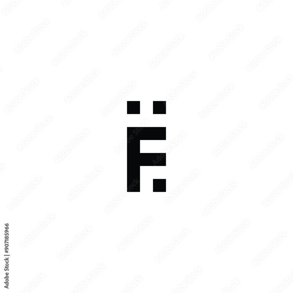 Letter F and r squares geometric symbol simple logo vector Letter F and r squares geometric symbol simple logo vector
