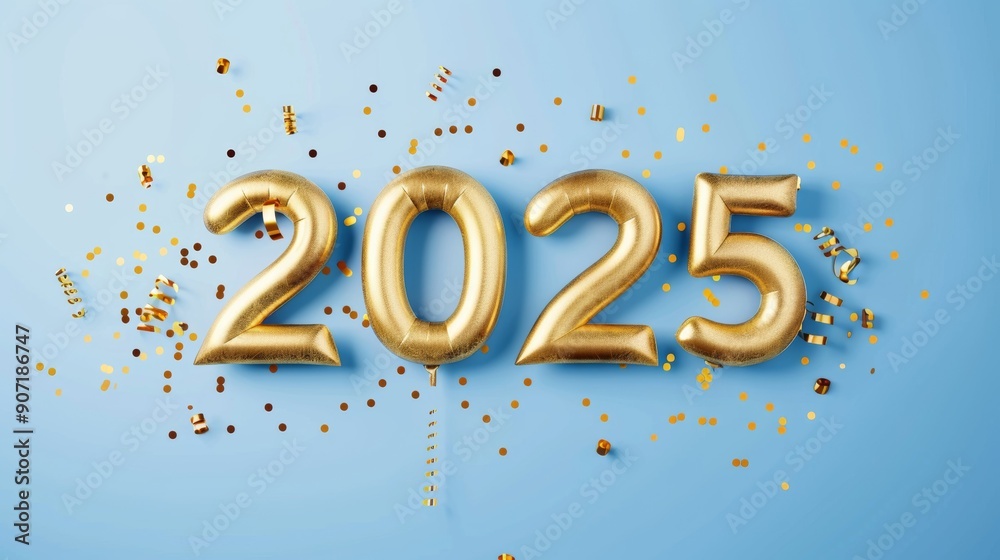 Number 2025. Merry Christmas and Happy New Year concept. Selective focus background and copy space Number 2025. Merry Christmas and Happy New Year concept. Selective focus background and copy space