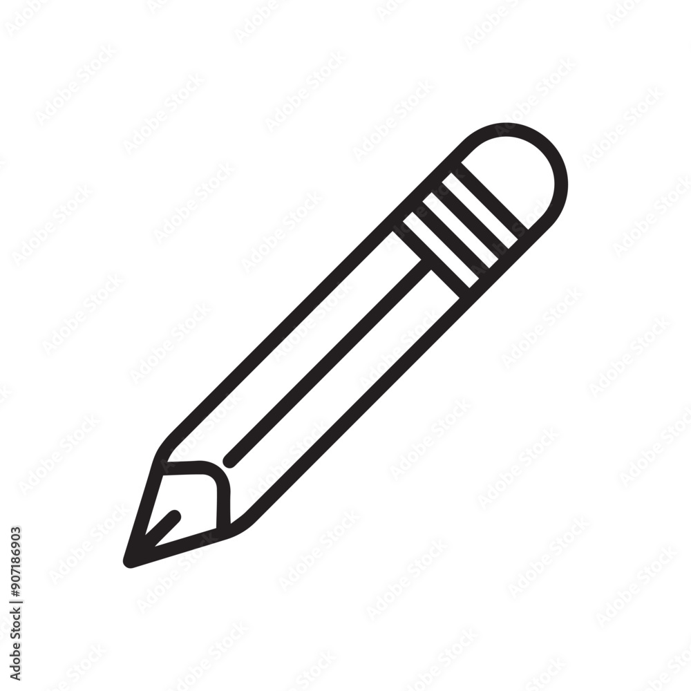 Pen black outline sign text book icon page design. Pen black outline sign text book icon page design.