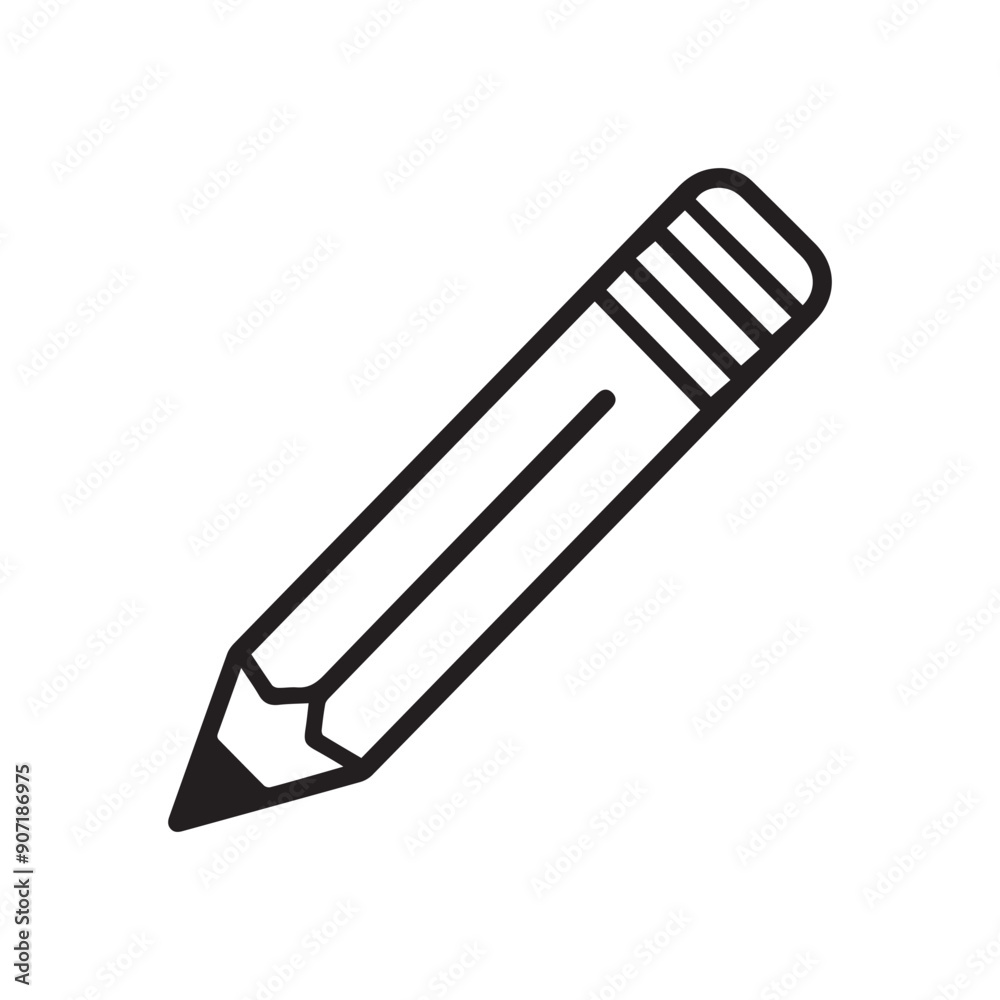 Pen black outline sign text book icon page design. Pen black outline sign text book icon page design.