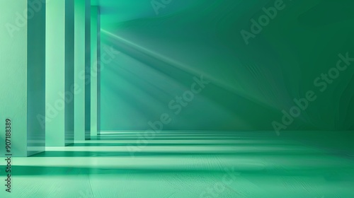 Stylish Internet-themed Presentation with Emerald Gradients for a Refreshing and Modern Look. Clean and Professional Slide Design photo