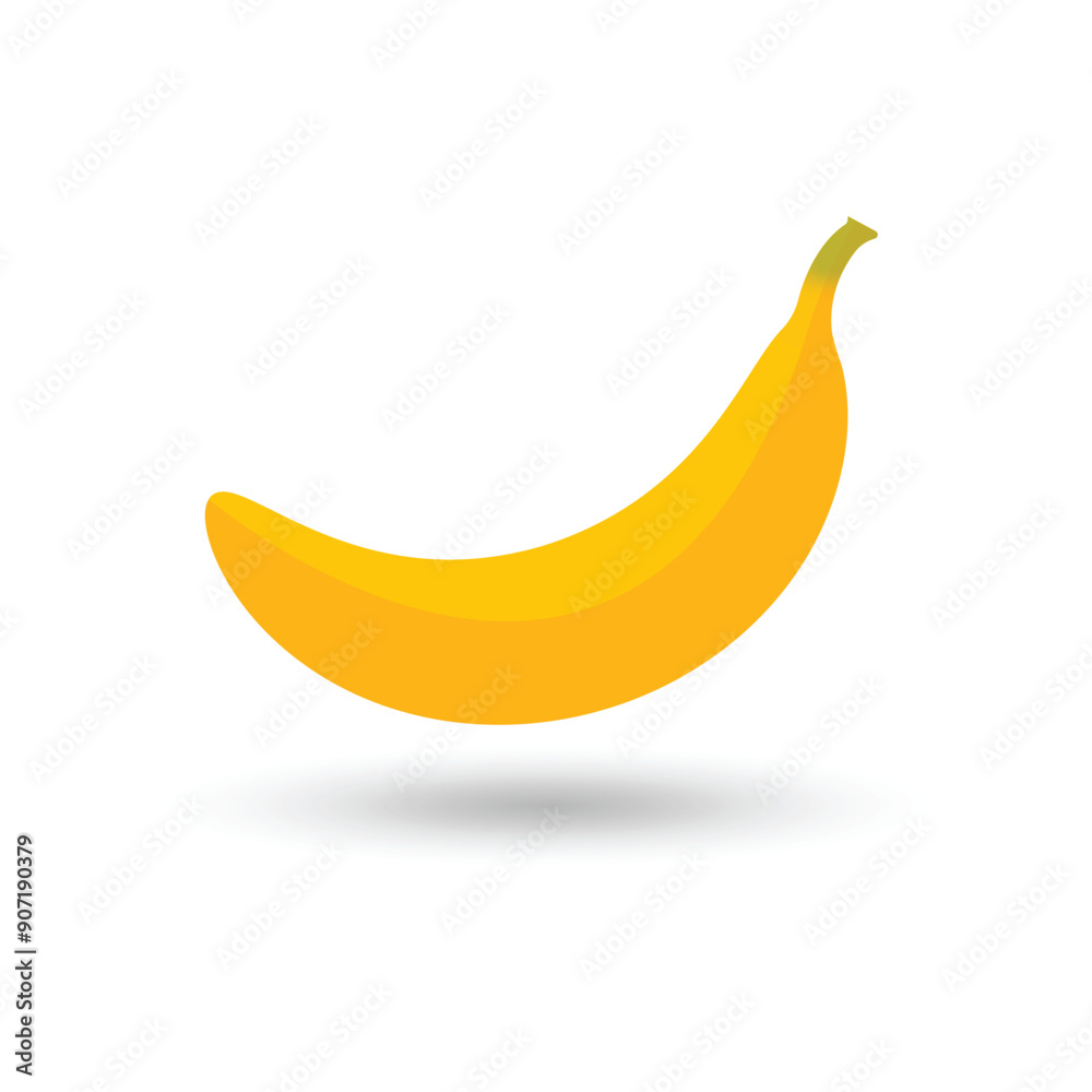 Fresh Yellow Banana icon, Yellow plantain fruit icon for food apps and web Fresh Yellow Banana icon, Yellow plantain fruit icon for food apps and web