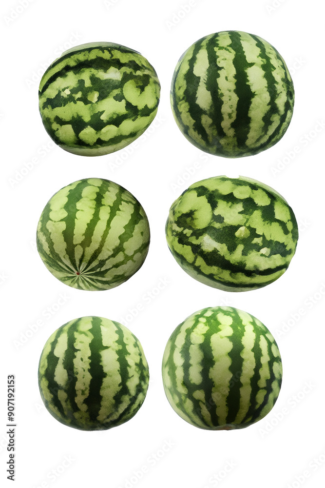 watermelons isolated on white background watermelons isolated on white background