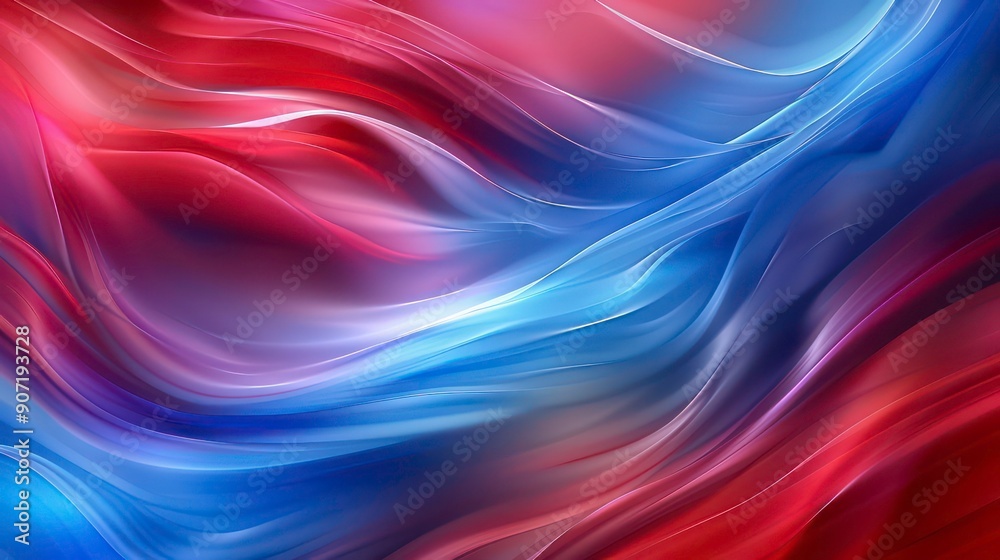 A digitally created abstract background with flowing, wavy lines in shades of blue, red, and purple. A digitally created abstract background with flowing, wavy lines in shades of blue, red, and purple.
