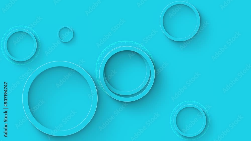 Circles motion flat geometric animation abstract Circles motion flat geometric animation abstract