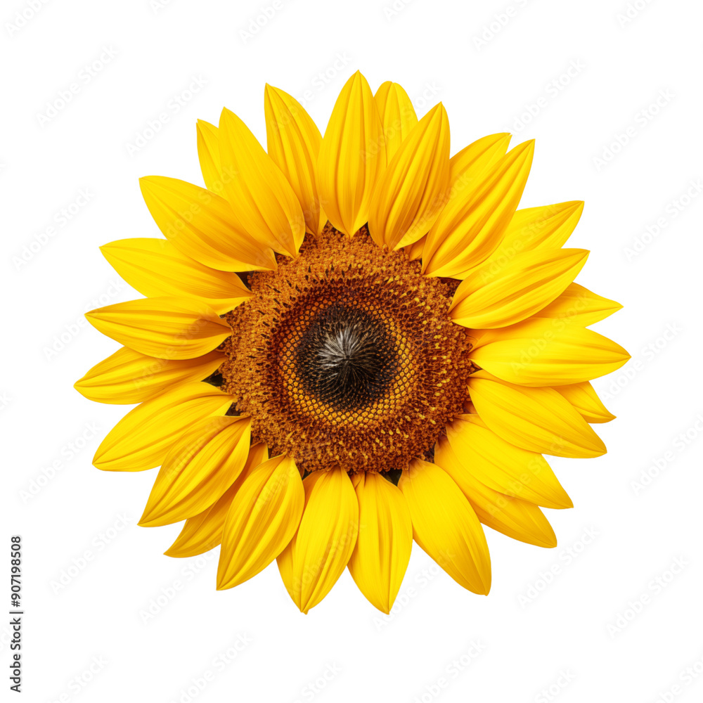 Vibrant Yellow Sunflower Blossom Close-Up Vibrant Yellow Sunflower Blossom Close-Up