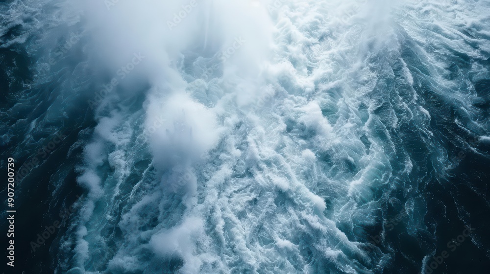 Hydropower cascades down a colossal dam Hydropower cascades down a colossal dam