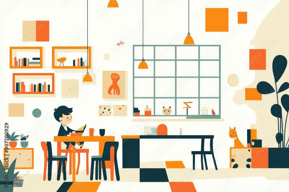 back to school illustration