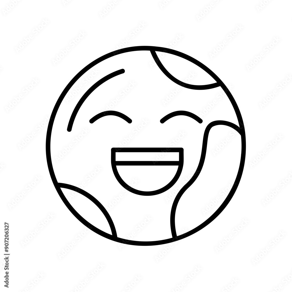 earth with happy faces earth with happy faces