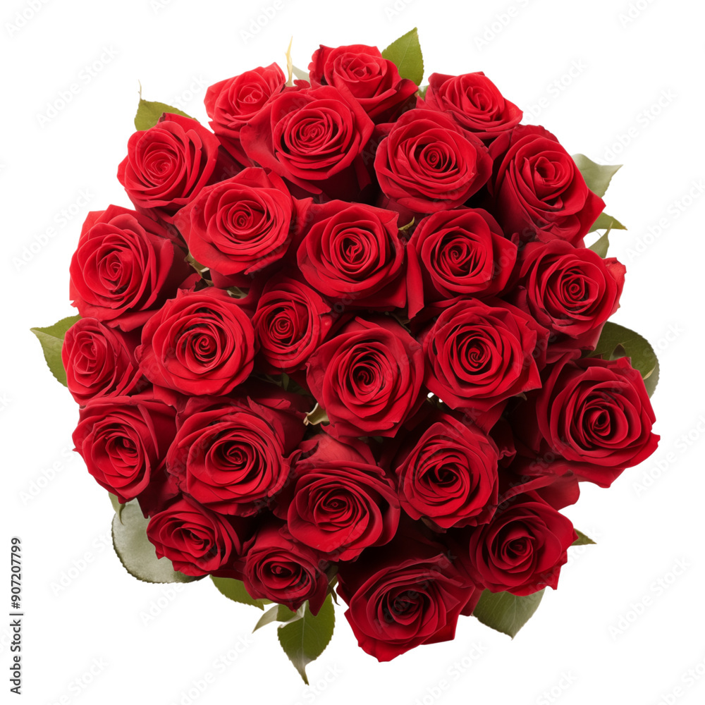 Bouquet Of Red Roses Isolated On Transparent Background Bouquet Of Red Roses Isolated On Transparent Background