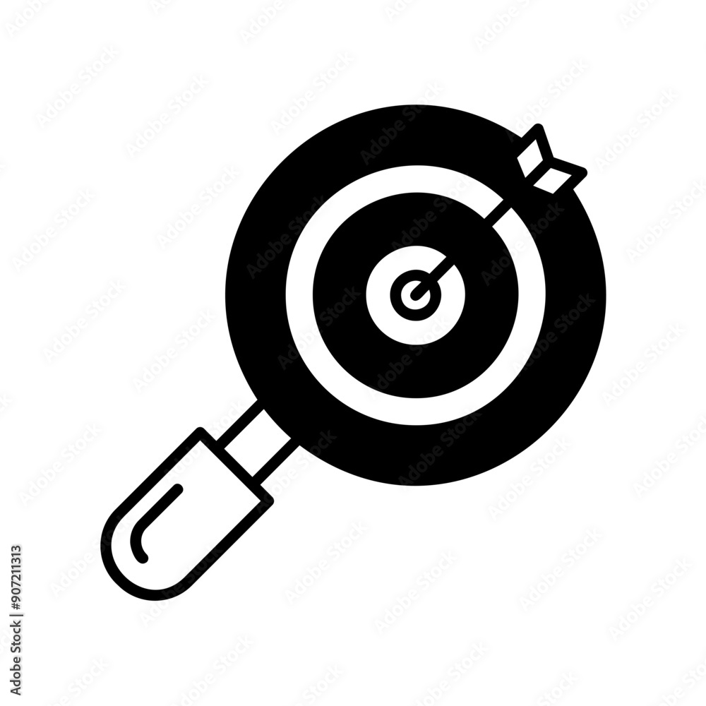 magnifying glass over training goals magnifying glass over training goals