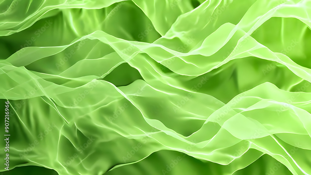 Obraz premium Abstract Organic Green Lines Wallpaper Background with Modern Illustration Design.