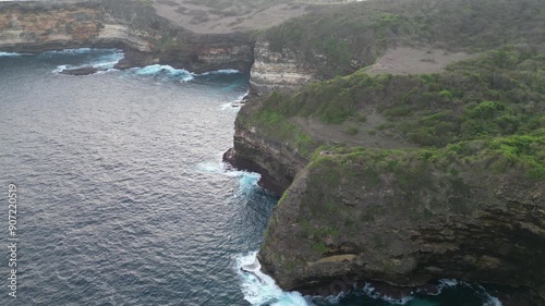 cliff in south coast Lombok island