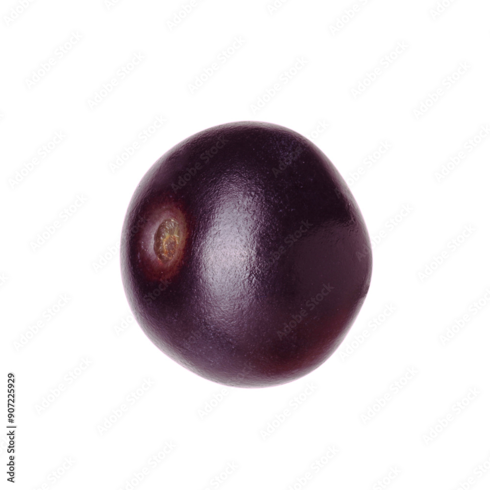 Fresh ripe acai berry isolated on white Fresh ripe acai berry isolated on white
