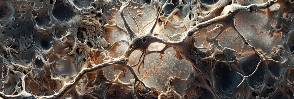 Silver Stained Cerebellar Cortex Showing Severe Loss of Granular and ...
