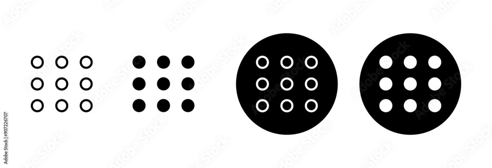 Menu Icon vector isolated on white background. web menu icon