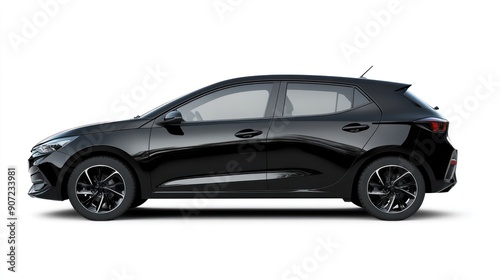 Black Car Side View