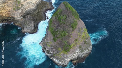cliff in south coast Lombok island