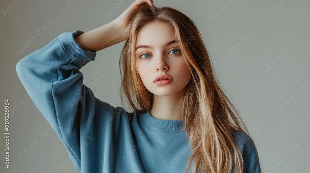 Fototapeta premium Portrait of a Beautiful Woman