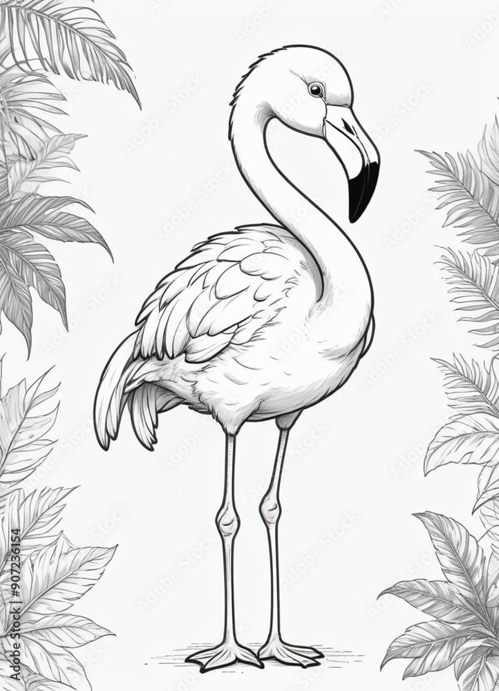 Fototapeta premium Flamingo