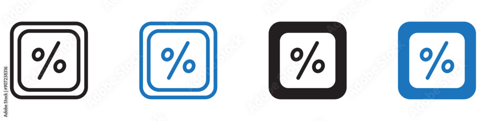 Discount icon Group symbol or sign vector Discount icon Group symbol or sign vector