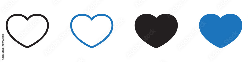 Love icon Group symbol or sign vector Love icon Group symbol or sign vector