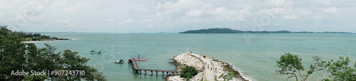 Obraz na płótnie Enchanting Panorama: Ko Samet Island off Rayong w salonie
