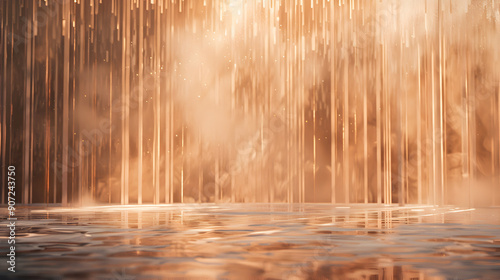 Whimsical abstract backdrop with soft light background illustration