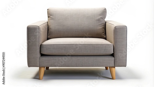 Modern armchair cutout single seat sofas isolated on background, modern, armchair, cutout, single seat photo