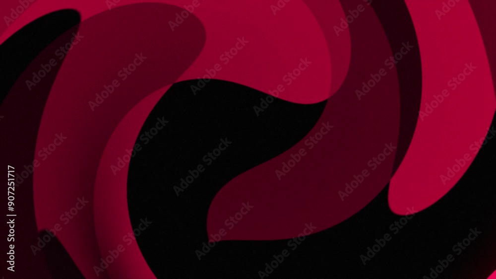 Red Gradient screen saver desktop backgrounds, holographic gradient animation on solid black background 4k video