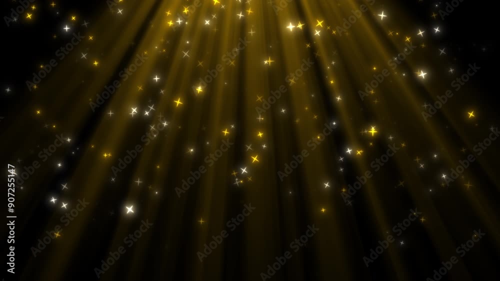 Magic Light Particle with Flare Video Animated Background