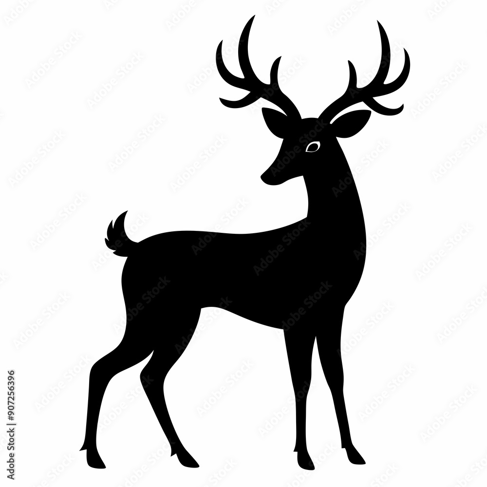 deer illustration, deer vector illustration, pet vector art, deers silhouette, animal vector icon, eps, Cartoon deer deer illustration, deer vector illustration, pet vector art, deers silhouette, animal vector icon, eps, Cartoon deer