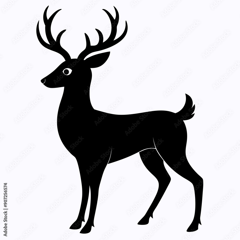 deer illustration, deer vector illustration, pet vector art, deers silhouette, animal vector icon, eps, Cartoon deer deer illustration, deer vector illustration, pet vector art, deers silhouette, animal vector icon, eps, Cartoon deer