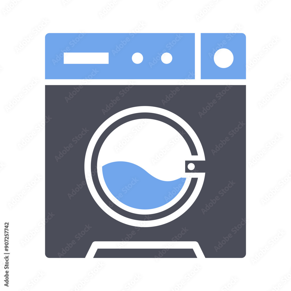 Washing machine icon vector design illustration Washing machine icon vector design illustration