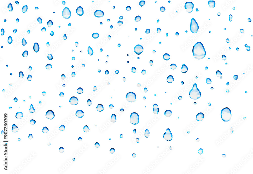 drops of water on the glass. raindrops background. blue bubbles pattern isolated on white. drops of water on the glass. raindrops background. blue bubbles pattern isolated on white.
